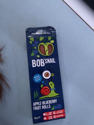 Fruit rolls pomme myrtille Bob Snail