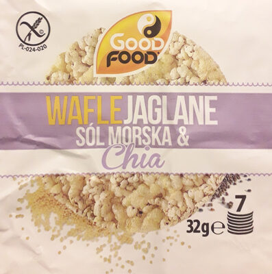Wafle jaglane sól morska & chia Good Food