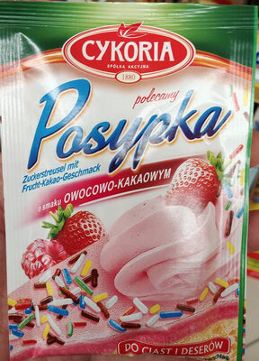 Posypka o smaku owocowo-kakaowym Cykoria