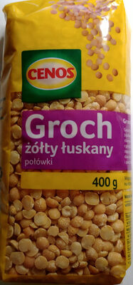 Groch żółty łuskany połówki Cenos