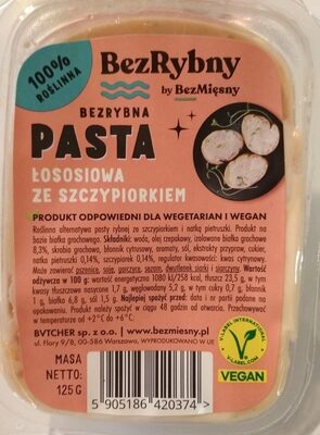 Bezrybna pasta łososiowa ze szczypiorkiem Bezrybny