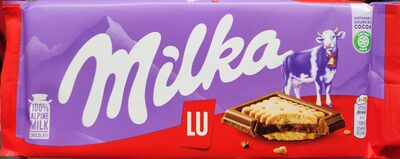 Milka Alpine Milk Chocolate With Lu Biscuit