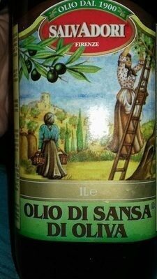 Olio Di Sansa Di Oliva Salvadori