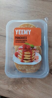 Pancakes z sosem malinowym Yeemy
