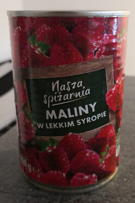 maliny w lekkim syropie biedronka