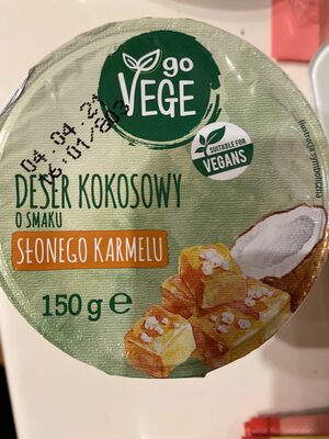 Deser kokosowy o smaku karmelu Go Vege