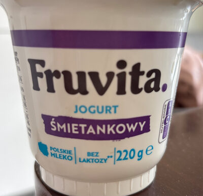 Jogurt Śmietankowy bez laktozy Fruvita
