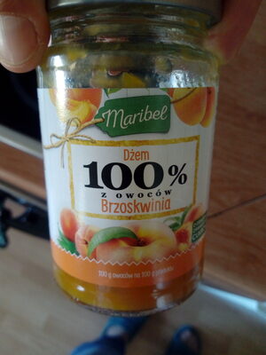 Dżem 100% z owoców Brzoskwinia Maribel
