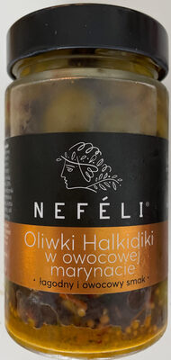 Oliwki Halkidiki w owocowej marynacie Neféli