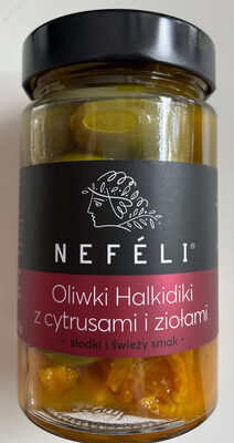 Oliwki Halkidiki z cytrusami i ziołami Neféli