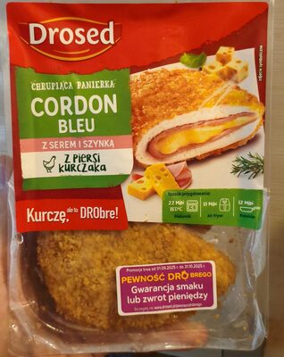 Cordon Bleu z serem i szynką Drosed