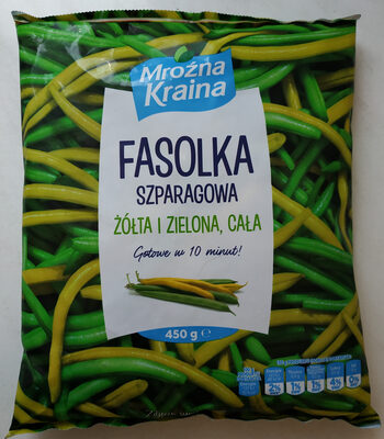 Fasolka szparagowa żółta i zielona, cała Mroźna Kraina
