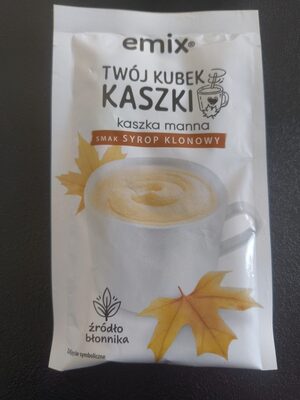 Twój kubek kaszki smak syrop klonowy Emix