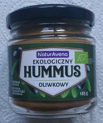 Ekologiczny hummus oliwkowy NaturAvena
