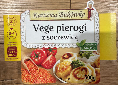 Vege pierogi z soczewicą Karczma Bukówka