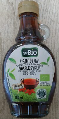 Kanadyjski Syrop Klonowy Go Bio