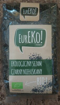 Ekologiczny sezam czarny niełuskany EUREKO!