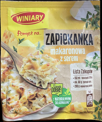 Zapiekanka makaronowa z serem Winiary