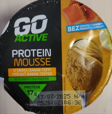 Protein Mousse o Smaku Banan-Toffi Go Active