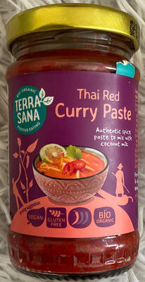 Thai Curry Paste Red Terrasana