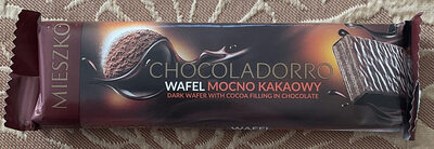 Chocoladorro dark waffle with cocoa filling in chocolate Mieszko