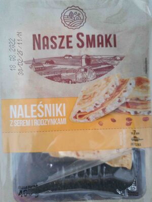 Naleśniki z serem twarogowym i rodzynkami Nasze smaki