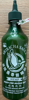 Sriracha zielona z konopiami Flying Goose Brand