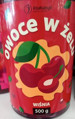 Owoce w żelu wiśnia Krukam
