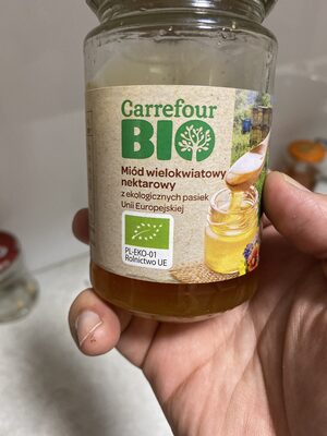 Miód wielokwiatowy nektarowy Carrefour Bio