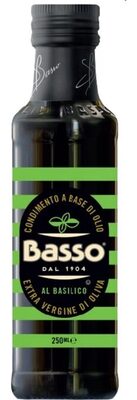 Oliwa z oliwek extra vergine al basilico Basso