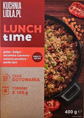 Lunch Time buckwheat bulgur lentils Lidl