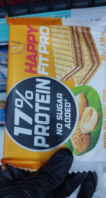 Wafle Z Kremem Arachidowym Happy Fitpro