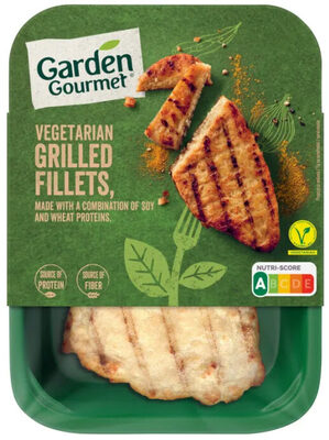 Vegetarian grilled fillets Garden Gourmet