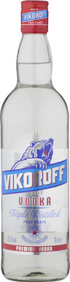 Vikoroff vodka Carrefour