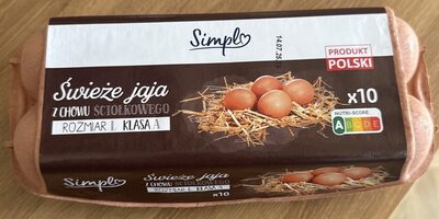 Świeże jaja z chowu ściółkowego Carrefour