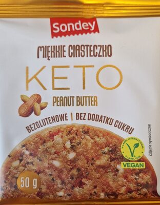 Miękkie Cisteczko Keto Peanut Butter Sondey