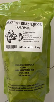 Orzechy brazylijskie połówki ECOBI