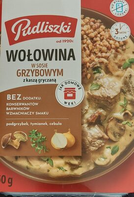 Wołowina w sosie grzybowym Pudliszki