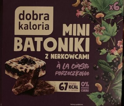 Mini Batonik Z Nerkowcami A La Ciasto Porzeczkowe Dobra kaloria