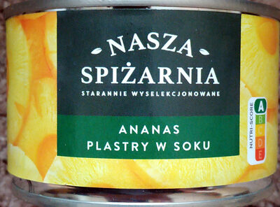 Ananas plastry w soku Nasza Spiżarnia