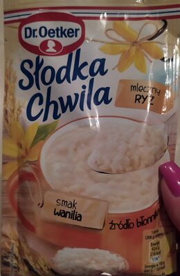 Słodka chwila mleczny ryż smak wanilia Dr. Oetker