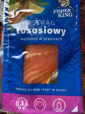 Pstrąg łososiowy wędzony w plastrach Fisher King