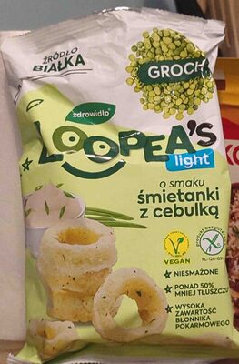 Chipsy Loopea's O Smaku Śmietanki Z Cebulką Zdrowidło