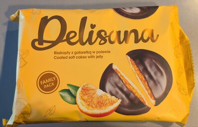 Biszkopty z galaretką w polewie Delisana
