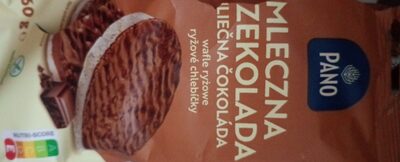 Wafle Ryżowe Mleczna Czekolada PANO