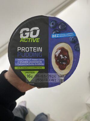 Protein Pudding Że Wsadem Go Active