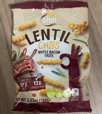 Lentil Chips Maple Bacon Oho!