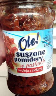 Suszone pomidory w paskach w oleju z ziołami Ole!