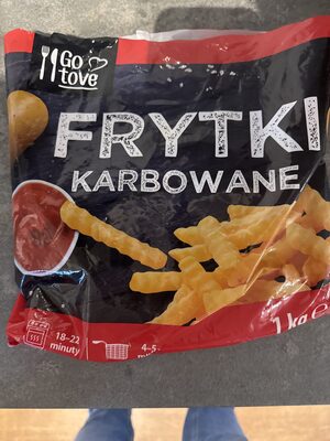Frytki karbowane
