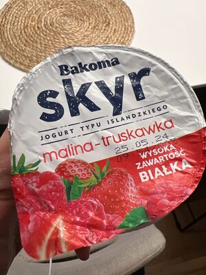Skyr Malina-truskawka Wysoka Zawartość Białka Bakoma
